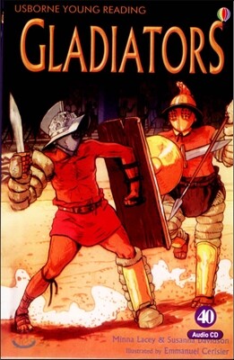Usborne Young Reading Audio Set Level 3-40 Gladiators
