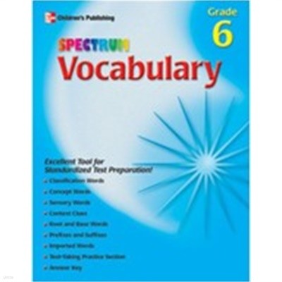 Spectrum Vocabulary, Grade 6 (Paperback)  