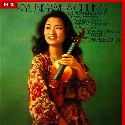 정경화,Kyung Wha Chung — 생상스: 서주와 론도 카프리치오소, 하바네라 & 라벨: 치간느 (Saints-Saens: Introduction and Rondo Capriccioso, Havanaise & Ravel: Tzigane) - 정경화 (Kyung Wha Chung) 앨범 커버