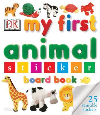 My First Animal Sticker Board Book