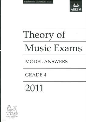 Music Theory Practice Papers Model Answers 2011 G4