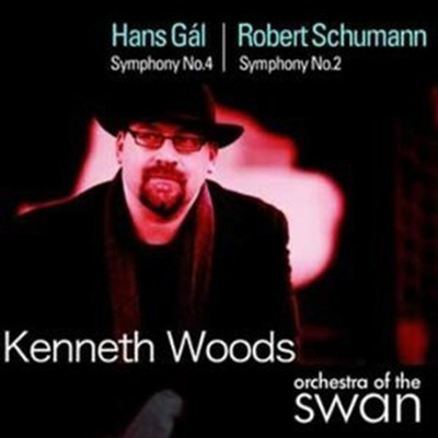 :  4 & :  2 (Hans Gal: Symphony No.4 & Schumann: Symphony No.2)(CD) - Kenneth Woods