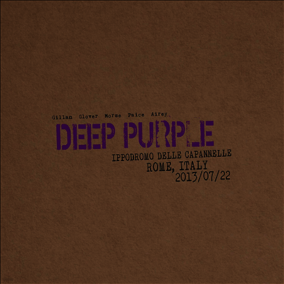 Deep Purple — Live In Rome 2013 앨범 커버