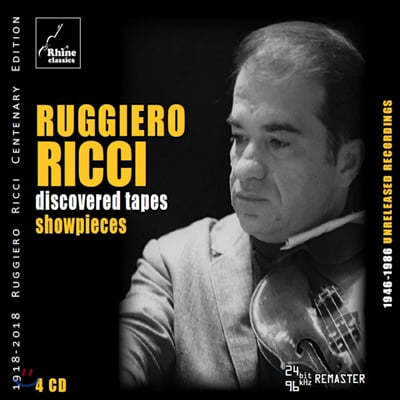 루지에로 리치 미공개 녹음: 바이올린 소품집 (Ruggiero Ricci - Discovered Tapes: Showpieces)