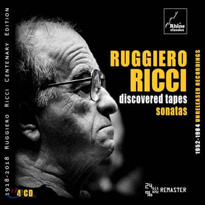 루지에로 리치 미공개 녹음: 바이올린 소나타 모음집 (Ruggiero Ricci - Discovered Tapes: Sonatas)
