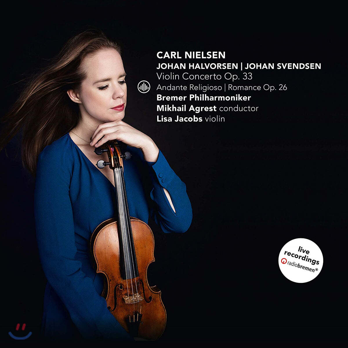 Lisa Jacobs 닐센: 바이올린 협주곡 / 할보르센 / 스벤젠 (Nielsen: Violin Concerto)