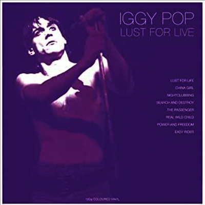 Iggy Pop — Lust For Live 앨범 커버
