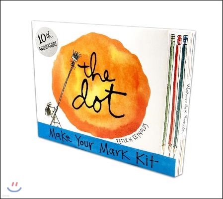 The Dot: Make Your Mark Kit [With 6 Watercolor Pencils and Blank Book]