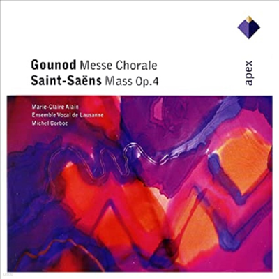 ,  : ̻ (Gounod : Messe Chorale, Saint-Saens : Mass Op.4)(CD) - Michel Corboz