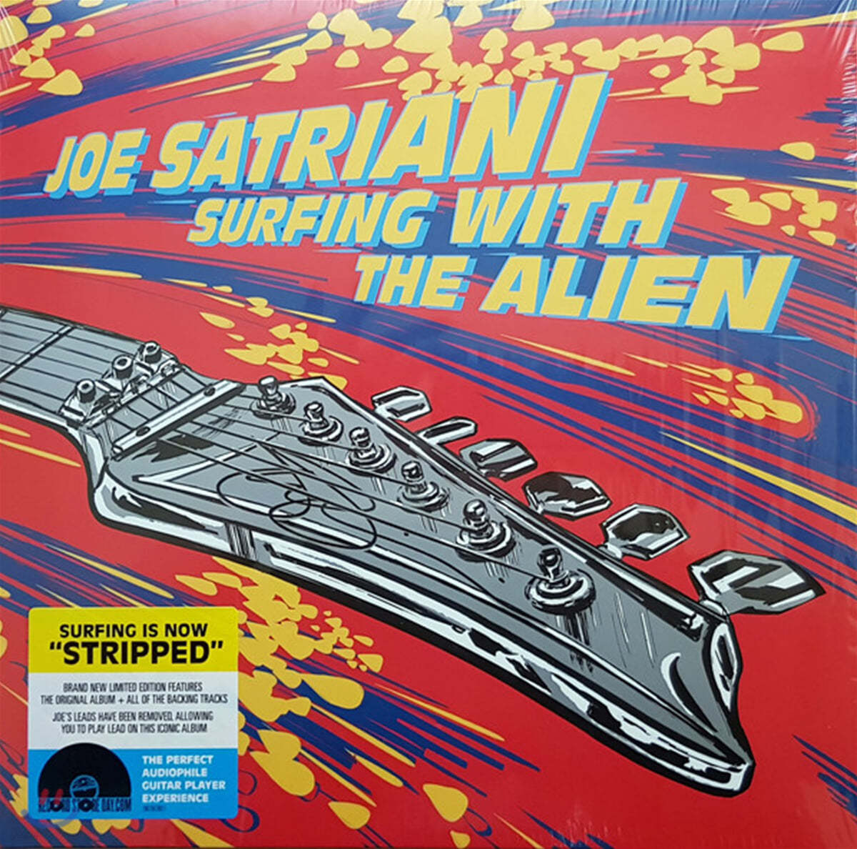 Joe Satriani (조 세트리아니) - Surfing With The Alien (Deluxe Version) [레드 &amp; 옐로우 컬러 2LP]