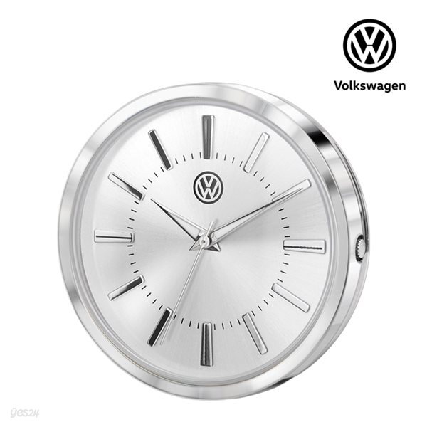 폭스바겐 클립 접착식 차량용 시계 VW-TIG-SV