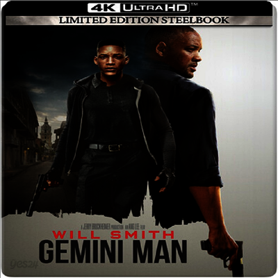 Gemini Man (제미니 맨) (Steelbook)(4K Ultra HD+Blu-ray)(한글무자막)
