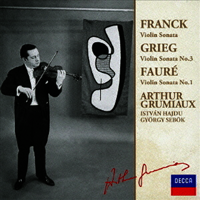 ũ, ׸, : ̿ø ҳŸ (Franck, Grieg, Faure: Sonatas For Violin & Piano) (LTd. Ed)(Ϻ)(CD) - Arthur Grumiaux