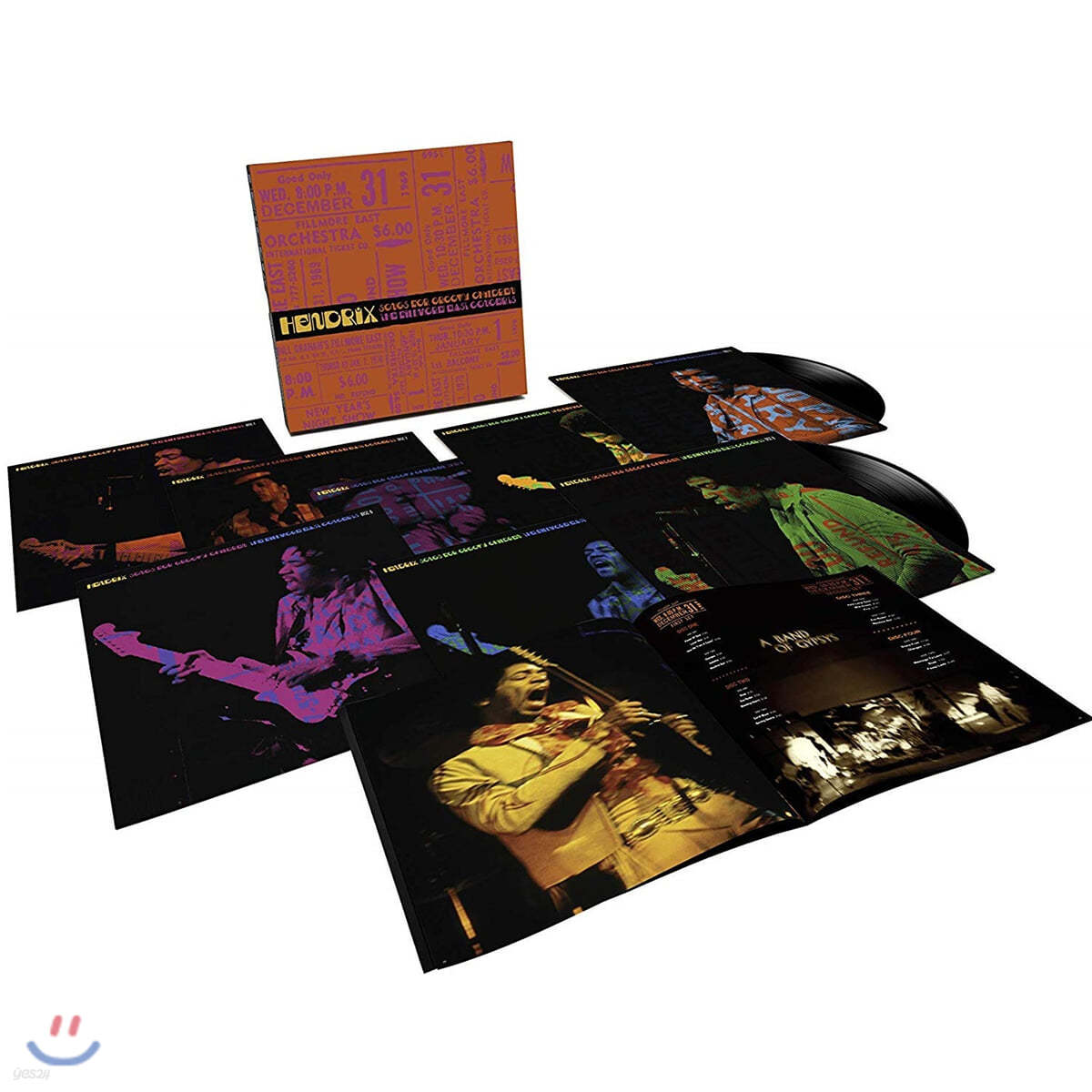 Jimi Hendrix (지미 헨드릭스) - Songs For Groovy Children: The Fillmore East Concerts [8LP 박스 세트]