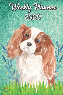 Weekly Planner 2020: Spaniel 2020 Weekly Calendar with Room for Notes. Perfect Gift for Pet and Dog Owners.