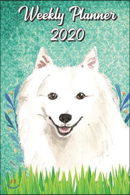 Weekly Planner 2020: Japanese Spitz 2020 Weekly Calendar with Room for Notes. Perfect Gift for Pet and Dog Owners.