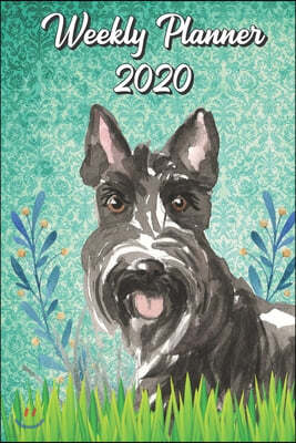 Weekly Planner 2020: Scottish Terrier 2020 Weekly Calendar with Room for Notes. Perfect Gift for Pet and Dog Owners.