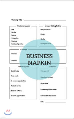 Business Napkin: Your Inspiration Moments Small Size 5x8 120 Pages
