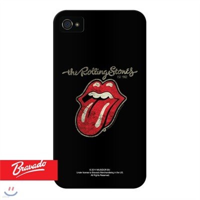 [4] Ѹ潺 ROLLING STONES plastered tongue 31270846O ٵ BRAVADO  ̽ iPhone Case 4/4s