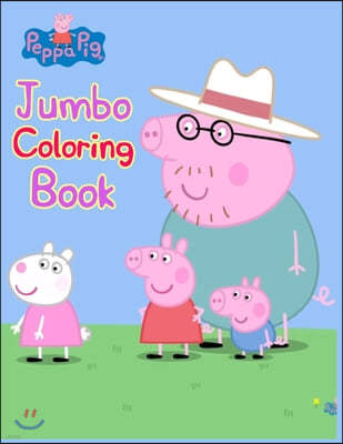 Jumbo Peppa Pig Coloring Book: Jumbo Peppa Pig Coloring Book, Peppa Pig Coloring Book, Peppa Pig Coloring Books For Kids Ages 2-4. 25 Pages - 8.5" x