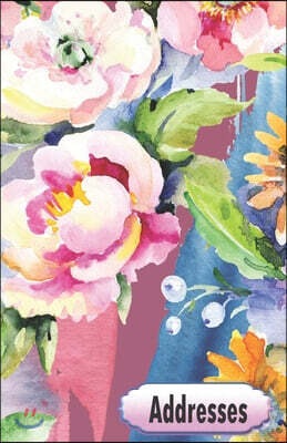 Addresses: Pink Peonies Floral Contact Journal, Flower Country Flowers Addresses Phone Numbers Email Notebook