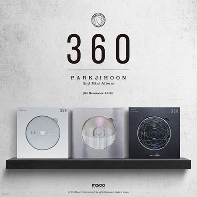 [미개봉]박지훈 / 360 (2nd Mini Album) (360 Degrees / 180 Degrees / 0 Degrees Ver. 중 랜덤 발송)