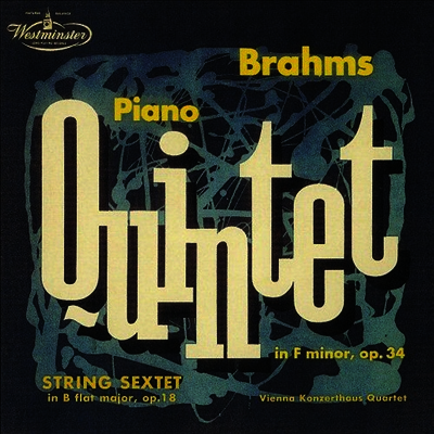 브람스: 피아노 오중주, 현악 육중주 1번 (Brahms: Piano Quintet Op.34, String Sextet No.1 Op.18) (Ltd. Ed)(UHQCD)(일본반) - Jorg Demus