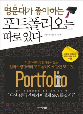 명문대가 좋아하는 포트폴리오는 따로 있다 - 예스24