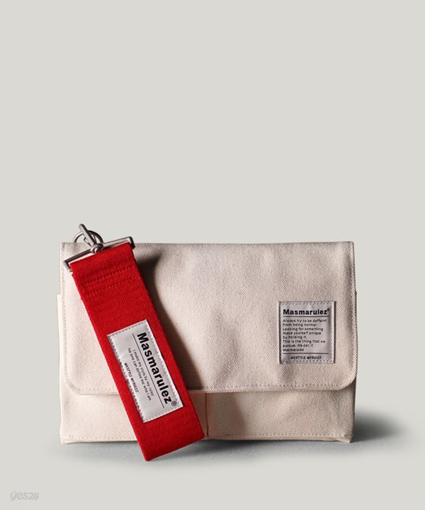 S mini pocket cross bag _ Ivory