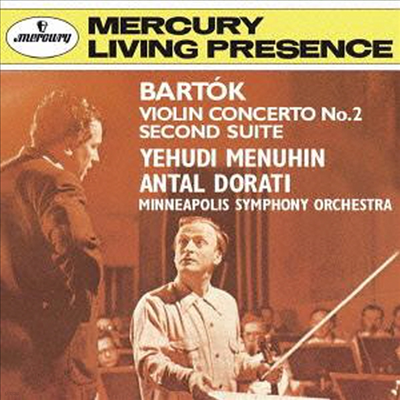 ٸ: ̿ø ְ 2,  2 (Bartok: Violin Concerto No.2, Suite No.2) (Ltd. Ed)(Remastered)(Ϻ)(CD) - Yehudi Menuhin