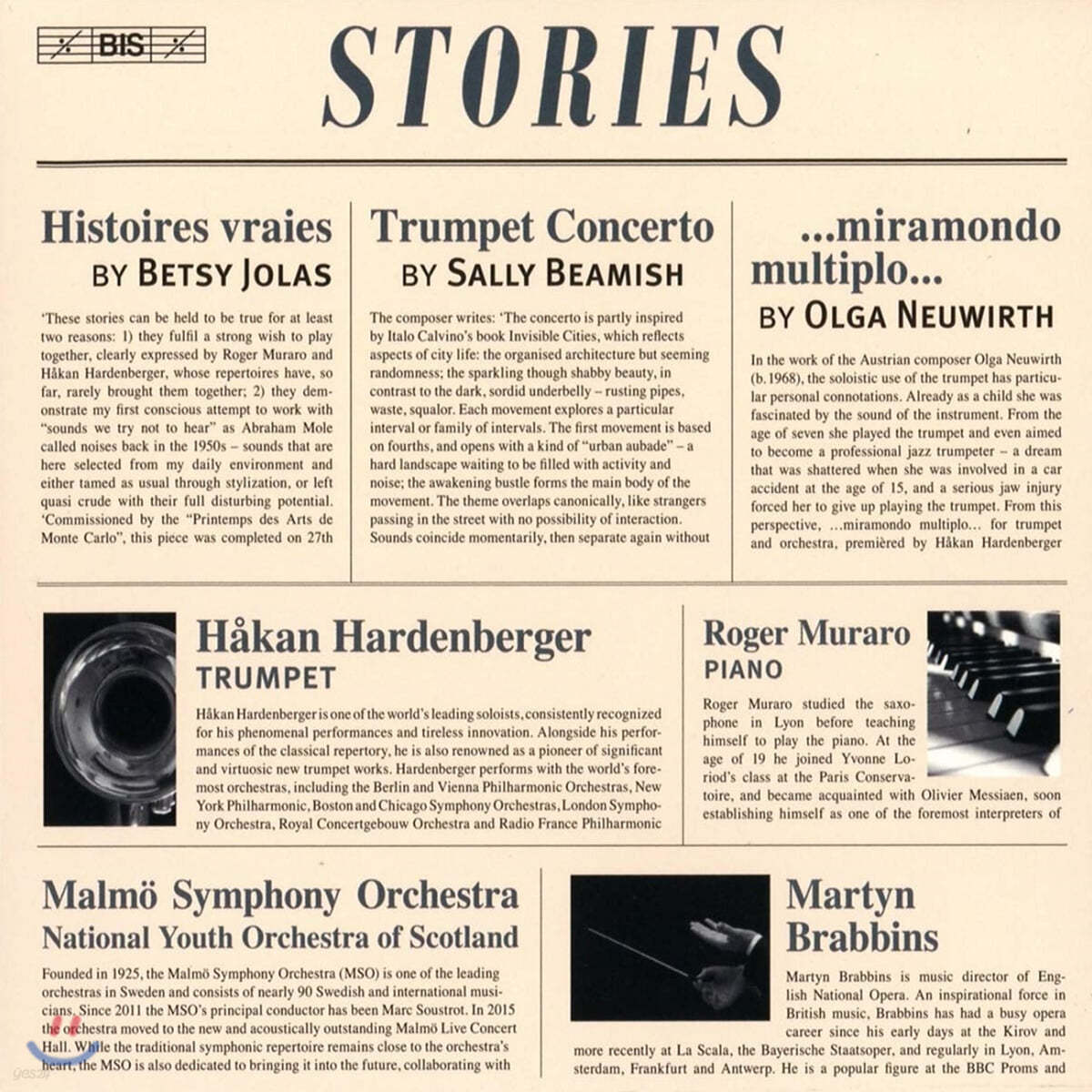 Hakan Hardenberger 호칸 하덴베르거 트럼펫 협주곡 (Stories - Trumpet Concerto)