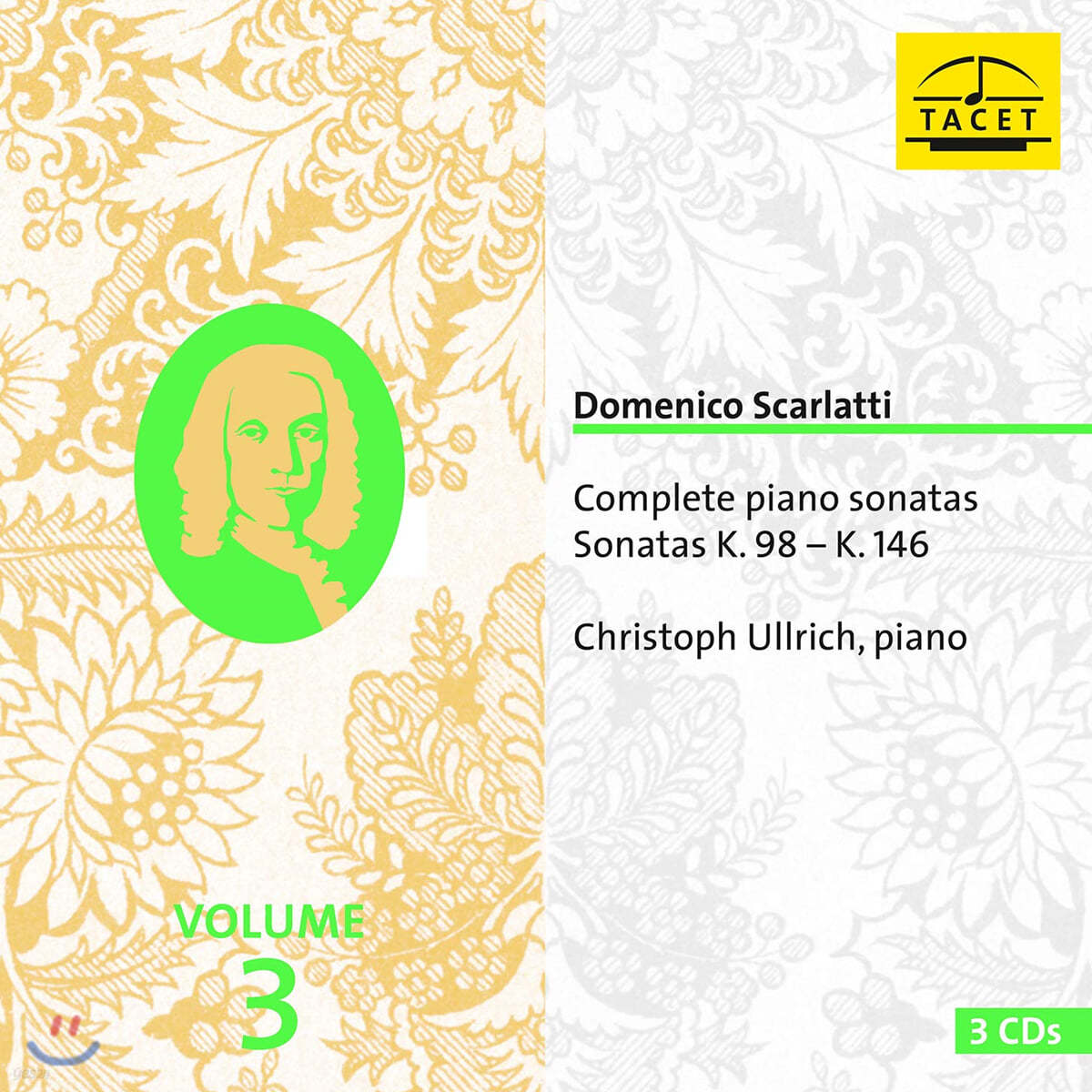 Christoph Ullrich 스카를라티: 건반 [피아노] 소나타 3집 (D. Scarlatti: Complete Piano Sonatas Vol. 3 K.98-146)