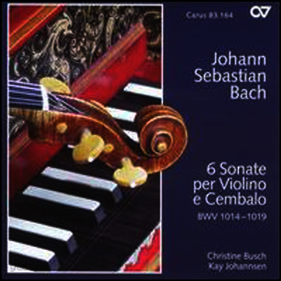 바흐: 바이올린과 하프시코드를 위한 6개 소나타 (Bach: 6 Sonate Per Violino E Cembalo, BWV 1014-1019) (2CD) - Christine Busch