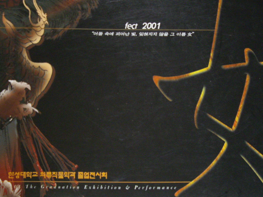 fect 2001 : 한성대학교 의류직물학과 졸업전시회