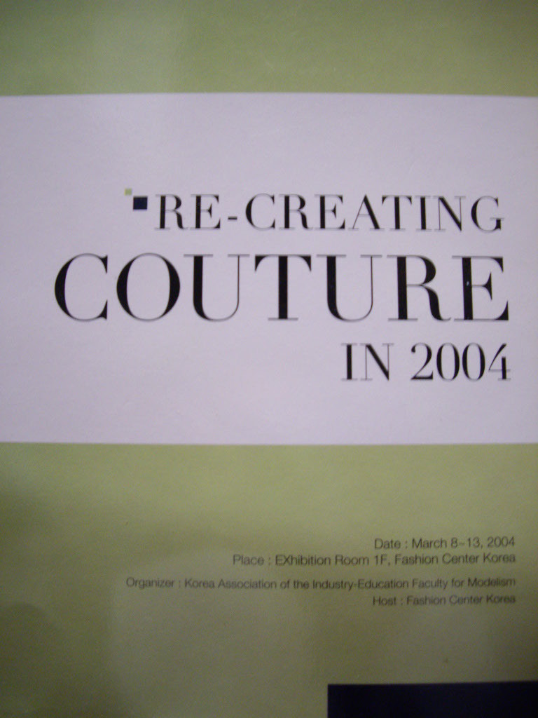 RE-CREATING COUTURE IN 2004