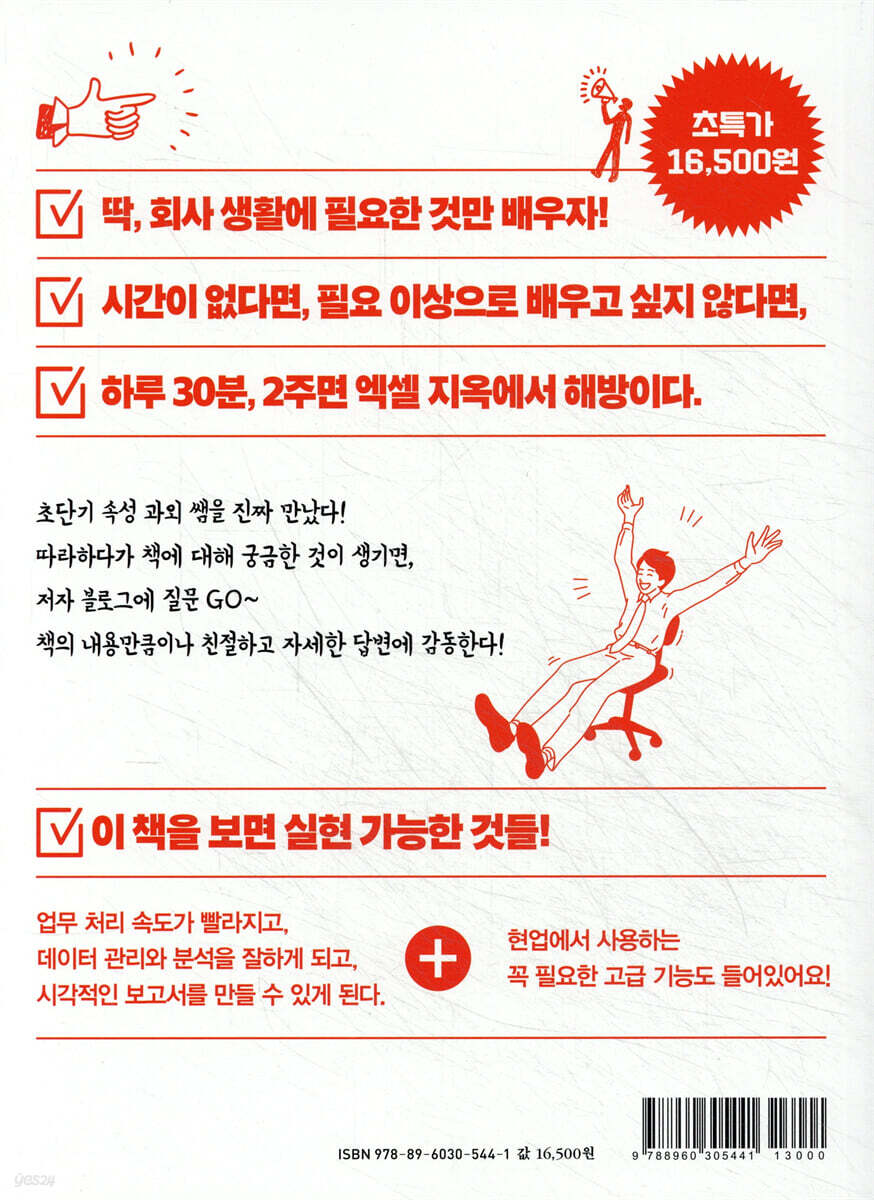 난생처음 실무엑셀 속성과외 | 심지은 | 황금부엉이 - 예스24