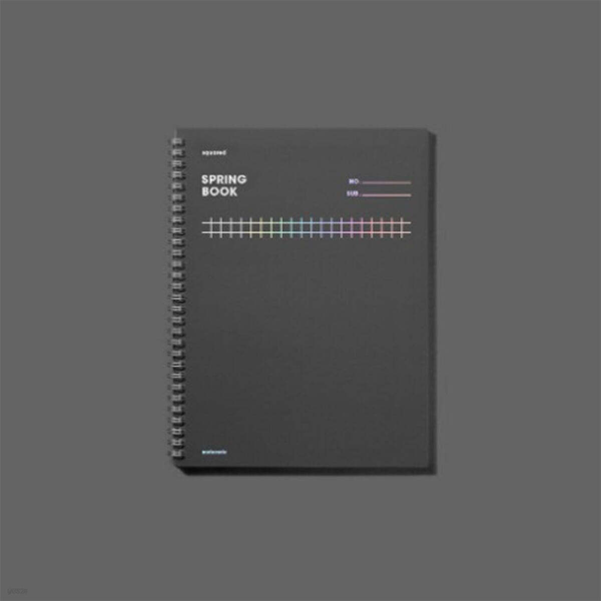 [모트모트] 스프링북 컬러칩 - 다크호스 (스퀘어드)