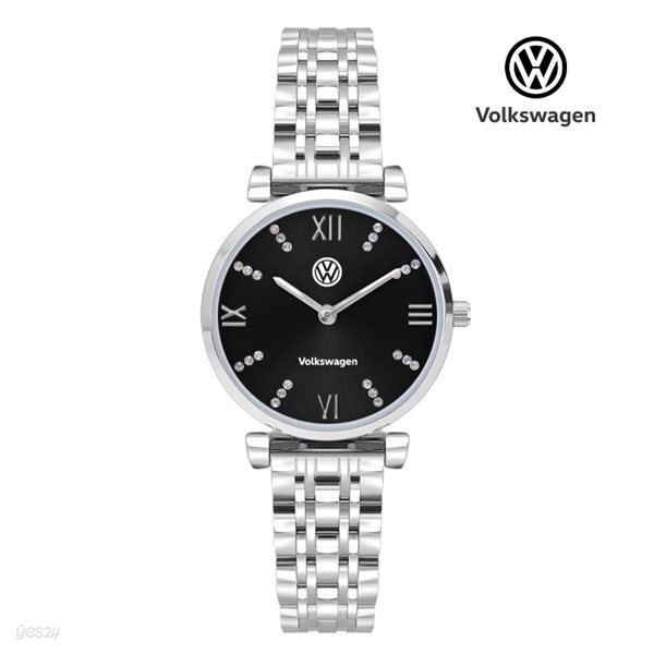 [폭스바겐] 커플메탈시계 여성용 VW-ArteonL-BK32