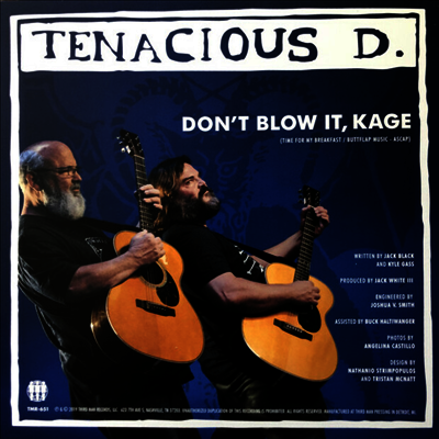 Tenacious D — Blue Series: Don't Blow It Kage 앨범 커버