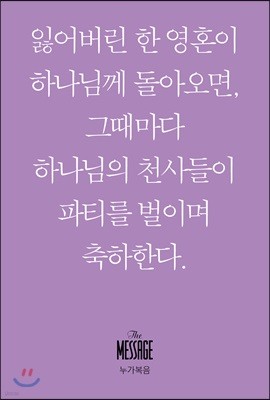 메시지 누가복음 (미니북)