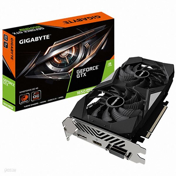 GIGABYTE 지포스 GTX 1650 SUPER WINDFORCE OC D6 4GB