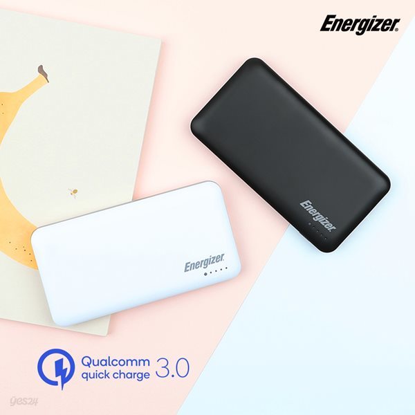 [에너자이저] 10000mAh 퀄컴 퀵차지3.0 대용량 보조배터리 UE10025QC