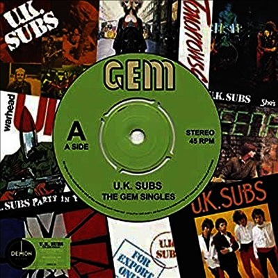 U.K. Subs - Gem Singles (Ltd. Ed)(Gatefold)(180G)(Colored Vinyl)(LP)