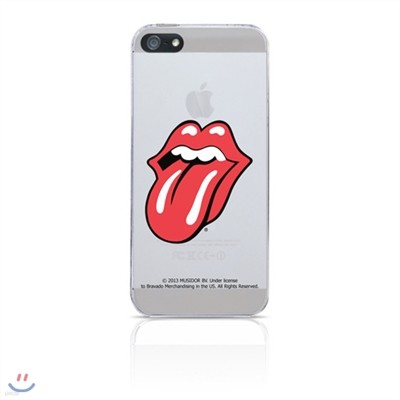 [5] ROLLING STONES Ѹ Classic Tongue wh ٵ BRAVADO  ̽ iPhone Clear Case 5