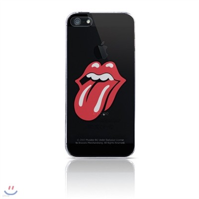 [5] ROLLING STONES Ѹ 潺 Classic Tongue BK ٵ BRAVADO  ̽ iPhone Clear Case 5