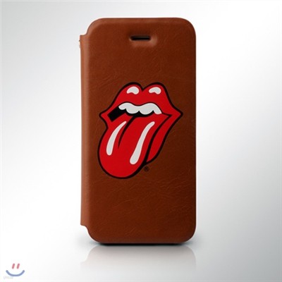 [5] ROLLING STONES Ѹ Brown ٵ BRAVADO  ̽ iPhone Leather Case 5