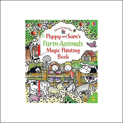 Poppy and Sam's Farm Animals Magic Painting Book