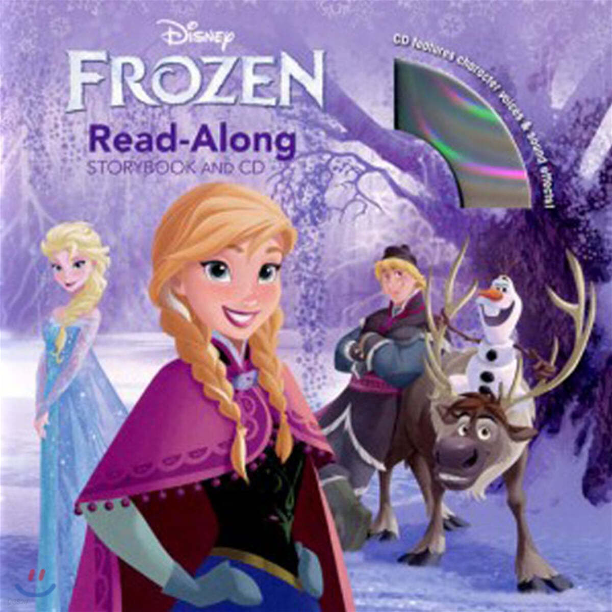 [스크래치 특가] Frozen 겨울왕국 : Read-along Storybook and CD
