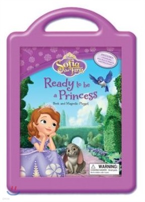 Sofia the First Ready to Be a Princess: Book and Magnetic Playset 
