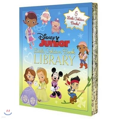 Disney Junior Little Golden Book Library (Disney Junior): Doc McStuffins; Sofia the First; Minnie Mouse Bow-Tique; Jake and the Never Land Pirates